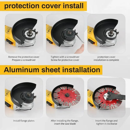 DEWALT 20V MAX* Angle Grinder, Paddle Switch,DCG416B 125mm Wireless Brushless Angle Grinder 9000RPM Lithium Battery Powered Cutt